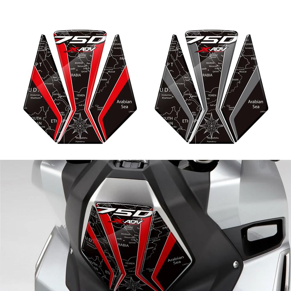 Ochranná samolepka na nádrž motocyklu 3D pryskyřičná nálepka Pouzdro pro Honda X-ADV Xadv 750 2017-2020