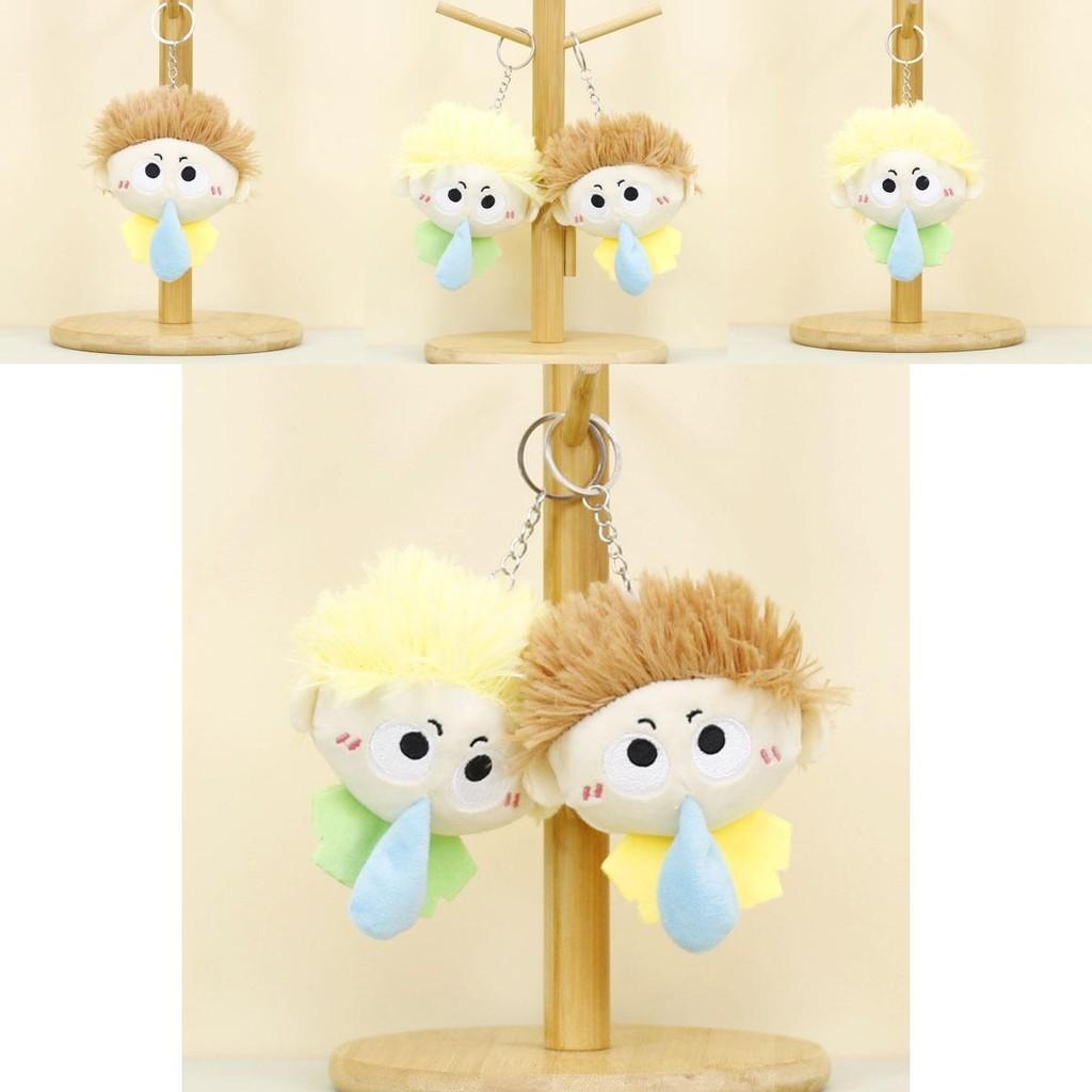 Adorable Plush Keychain Snot Doll Yellow Cute Pp Cotton Soft Short Plush