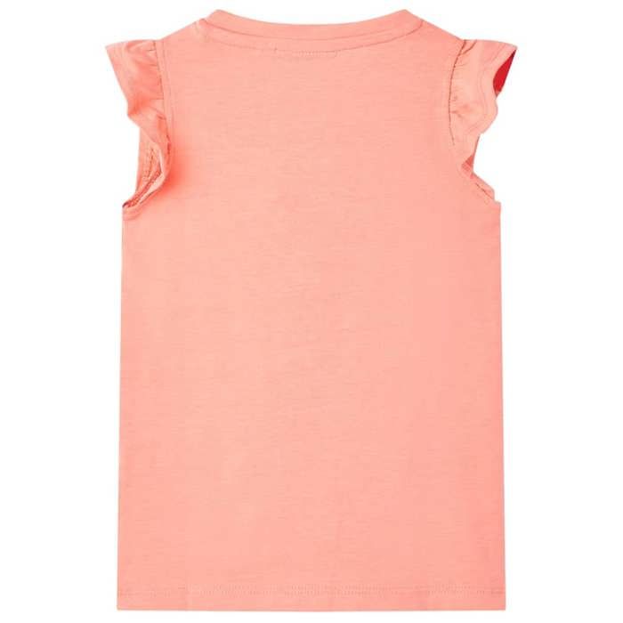 Neon Coral T-shirt for Children 92/104/116/128/140