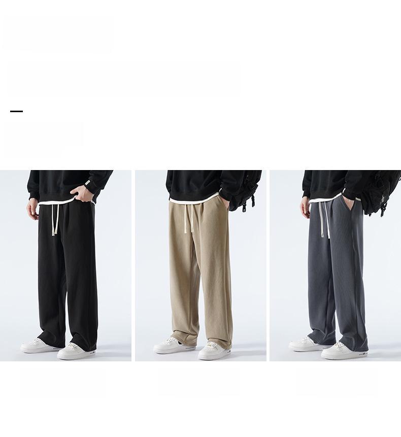 Pánské zimní oboustranné fleecové zateplené sportovní ležérní kalhoty