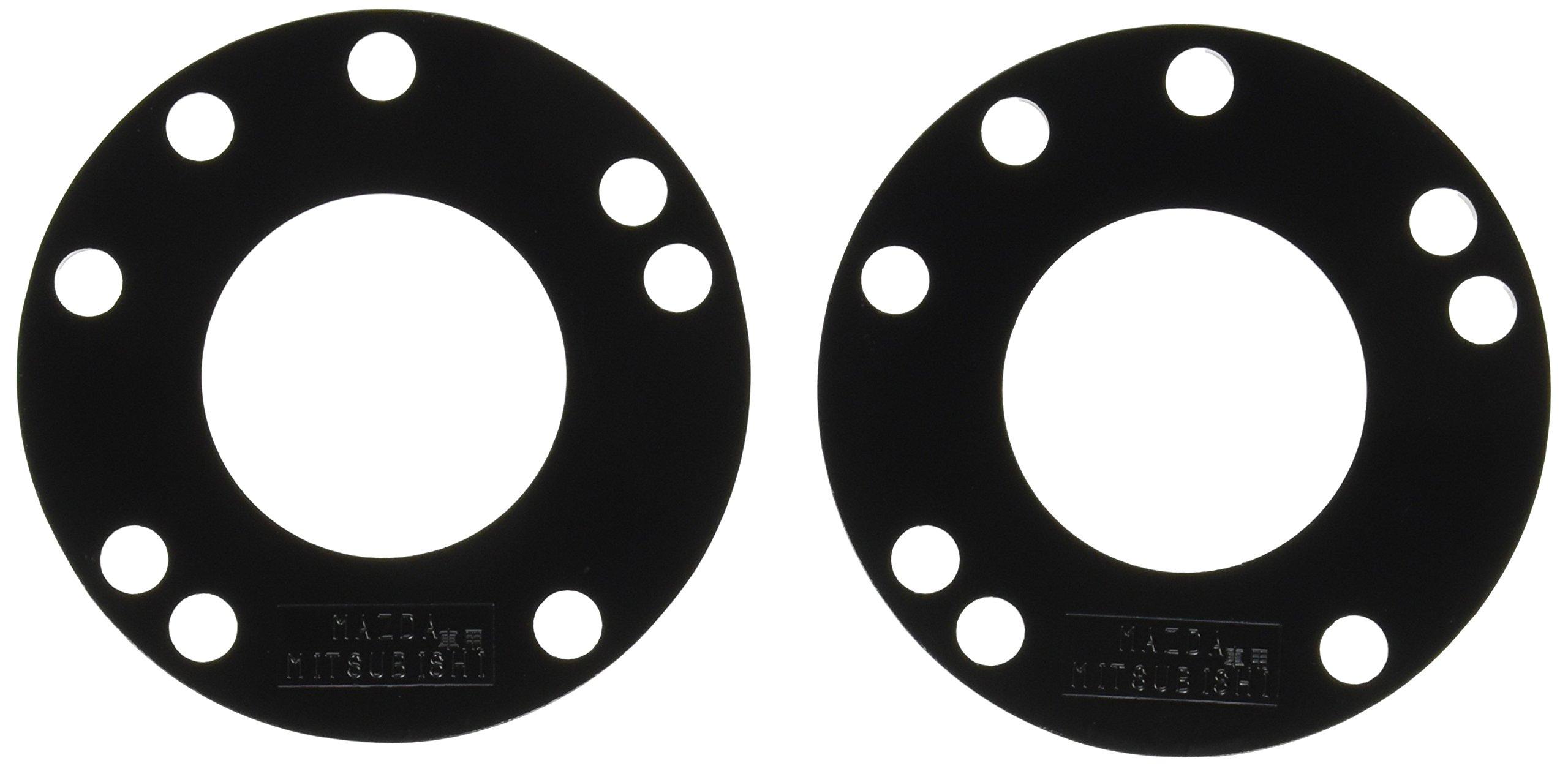 

Fortune JDM Wheel Hub Diameter PCD Pack of 2 High-Quality Spacers, 67mm, 4H/5H Multi, 114.3, 7mm, (JHS-M07) чёрный