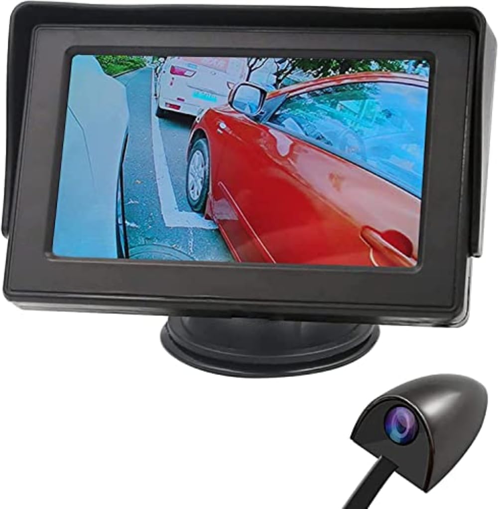 HUAJUN 4.3 inch monitor side camera monitor set side blind