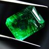 Natural Colombian Emerald Emerald Shape 8 Ct Green Certified Loose Gemstone