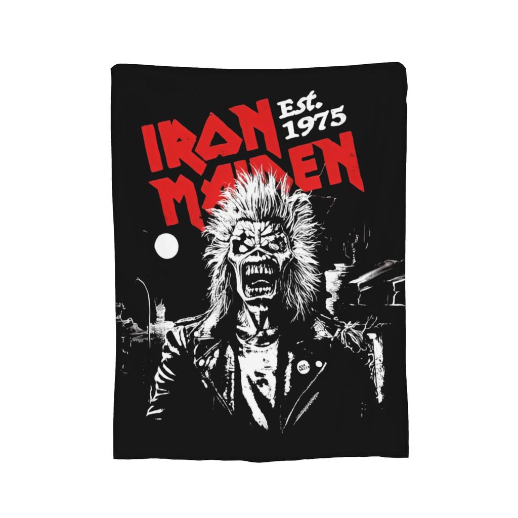 Deka pro členy kapely I-Iron M-Maidens Tour 2025 na pohovku Měkká huňatá plyšová deka Více velikostí Přehozy na postel pro všechna roční období