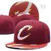 Cappellino da baseball a visiera piatta NBA Cavaliers James Stesso Bordo Piatto Cappello a visiera piatta Hip Hop Bordeaux Cappello Hipster da Uomo e Donna