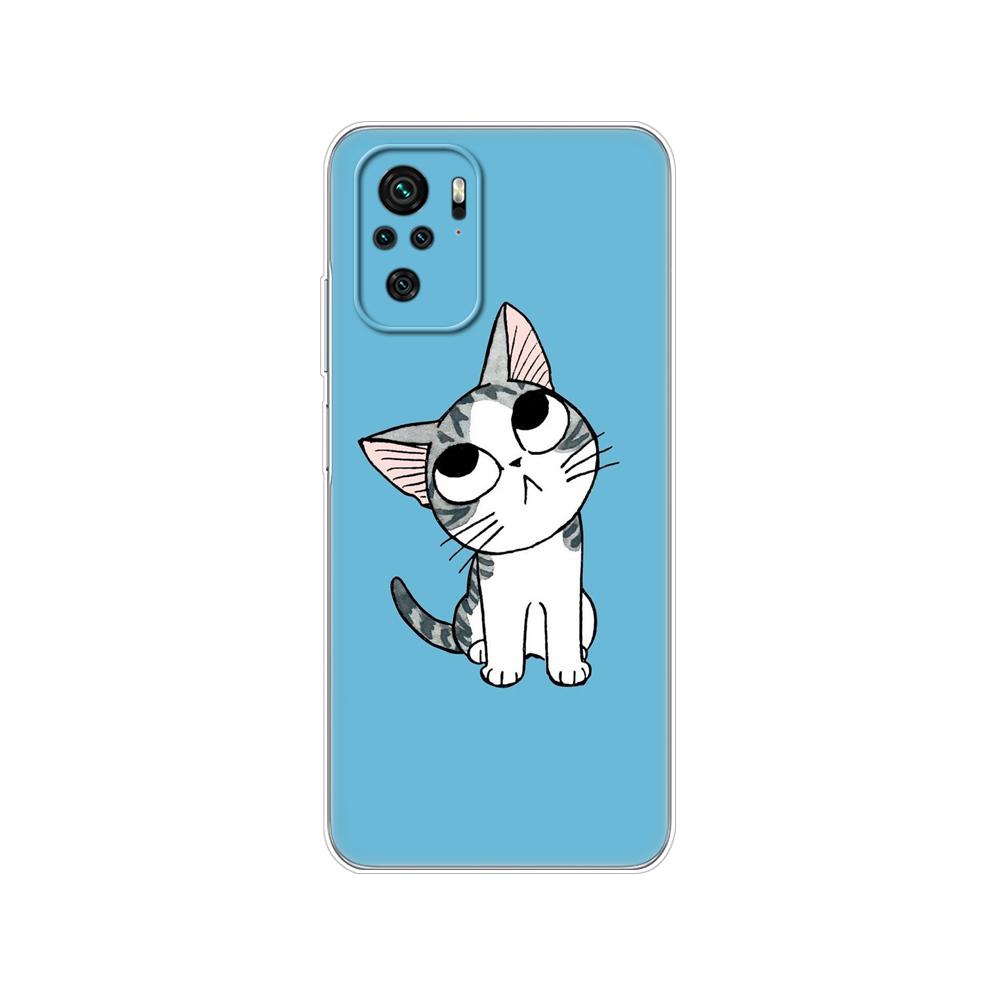 For Xiaomi Redmi Note 10 10S Case 4G 5G Silicon Soft Tpu Back On Redmi Note 10 Pro Global Phone Cover Note10 S Bumper Etui Funda