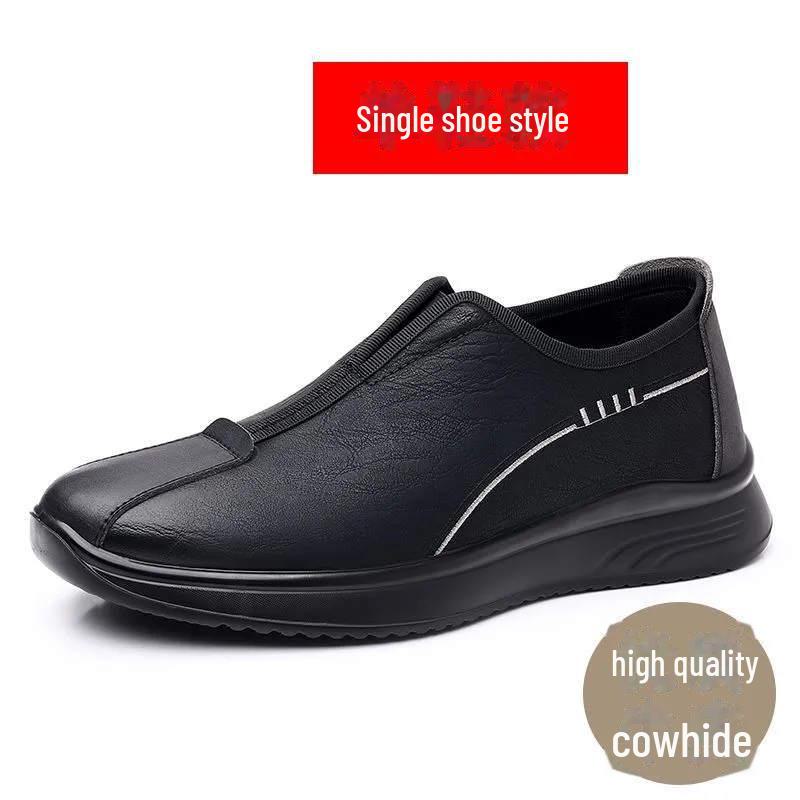 

Мужские деловые повседневные туфли из натуральной кожи на осень/зиму с плюшевой подкладкой 43