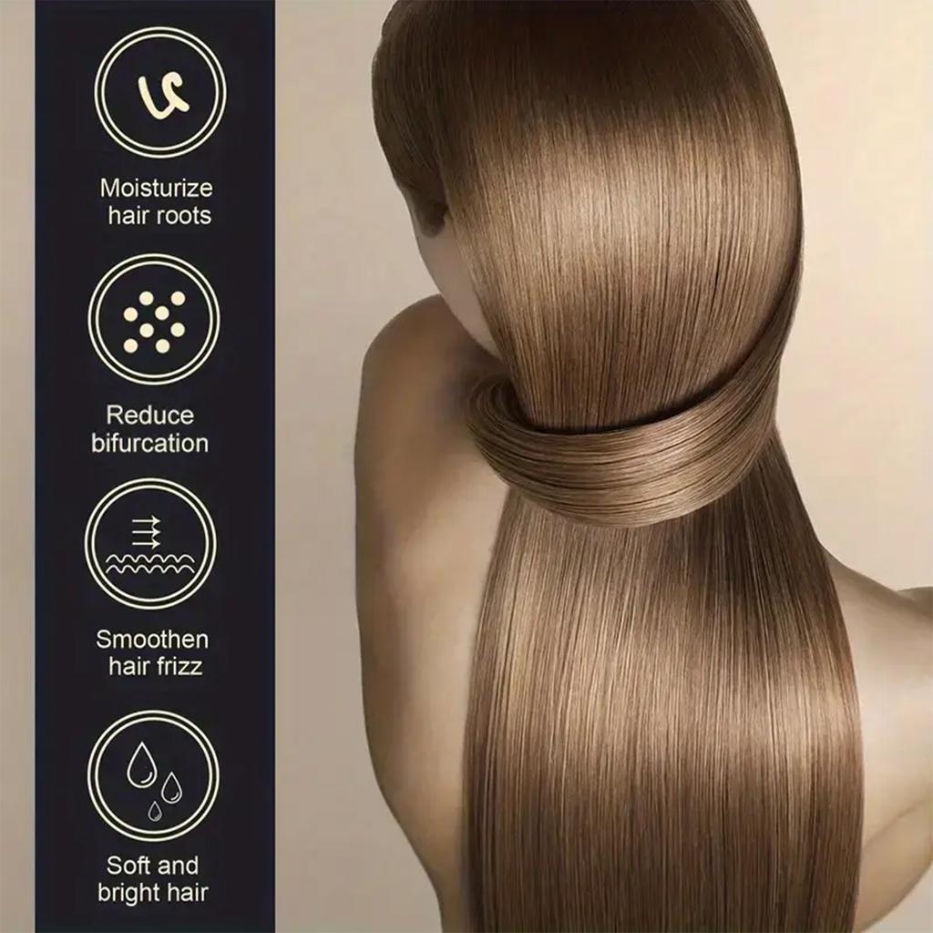 Keratin Leave-In Conditioner with Biotin & Collagen - Repairs Damaged Hair for Deep Moisture, Softness & Shine, Hair Treatment Less
