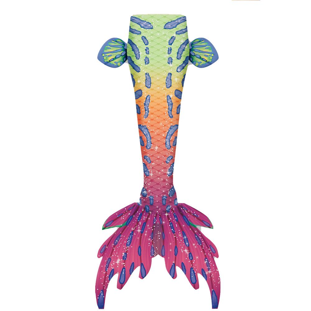 Costum de baie Costum de Prințesă Sirena pentru Copii cu Coadă - Stil Nou pentru Fete