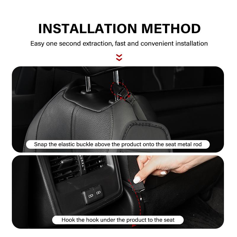 Organisateur de siège auto Porte-mouchoirs Poche de rangement universelle en maille Pour Benz W211 W124 W176 W177 C180 C200 C260 C300 GLC CLE CLA