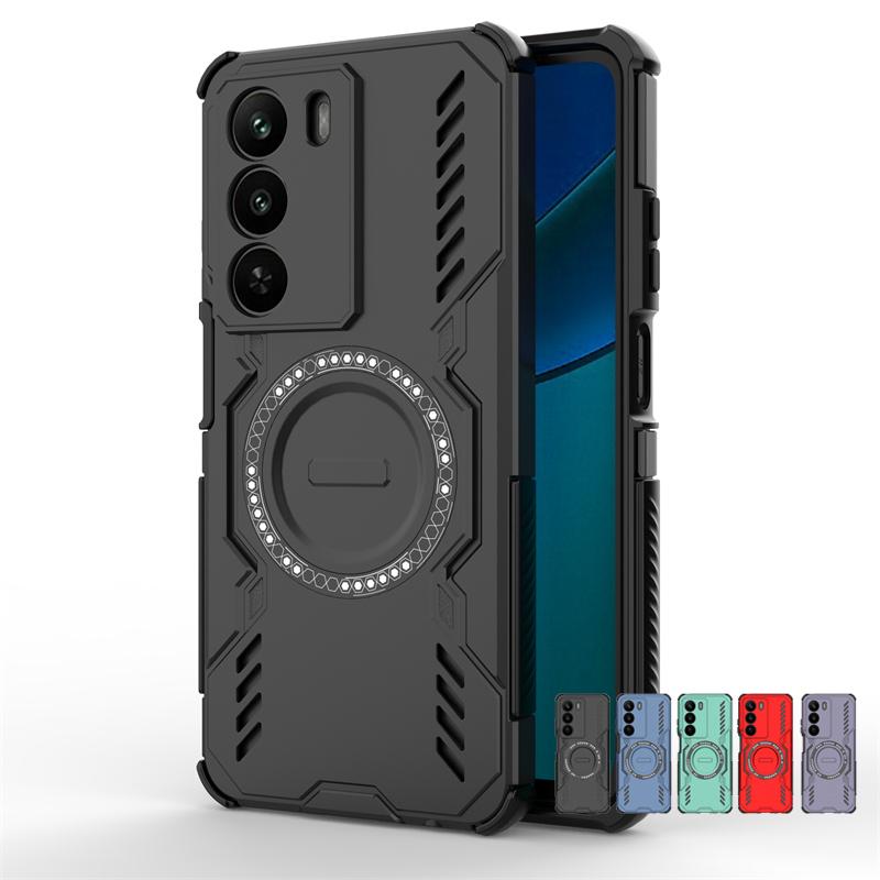 For Realme 14x Case For Realme 14x Global Anti-knock Magnetic Adsorption Wireless Charge Back Cover For Realme 14x Case 6.67inch
