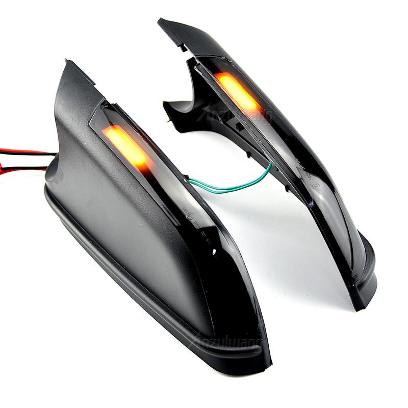 2 Stück Dynamischer Blinker Blinklicht Sequentielles Licht Rückspiegelblinker Für VW Polo MK4 FL Skoda Octavia 2006 2007 2008-2010