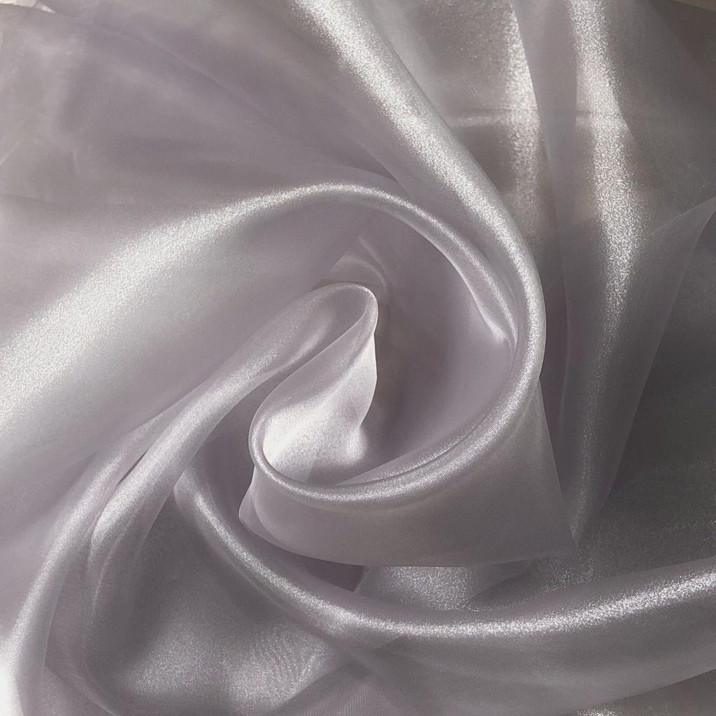 DIY Christmas Tree Bow Decoration Transparent Pearlescent Slightly Hard Organza Fabric Wedding Floral Wedding Dress Gowns Fabric