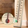 Wooden Temperature Gauge for Home and Office Large Display Accurate Measurement -40℃ to 50℃ Safe Kerosene Wall Mount Easy to Read