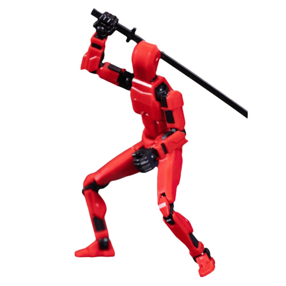 Multi Joint Mobile Action Figure Handheld Toy Movable Doll Multi-Jointed Robot  Collectible Display