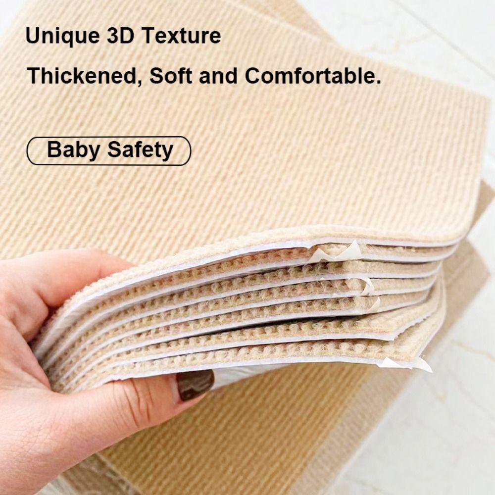Self-adhesive Floor Mat Anti-slip DIY Home Furnishing High Quality Patchwork Capet  Office