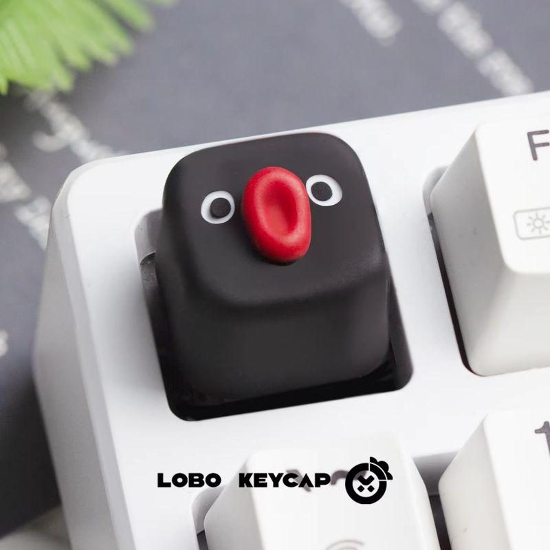 Penguin Anime Kawaii Keycap Resin Creativity Mechanical Keyboard Accessories Keycap Esc Replacement Keyboard Decor Fashion Gifts