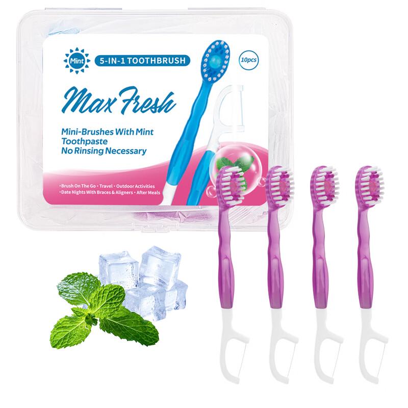 Ally Disposable Soft Bristle Adult Toothbrushes