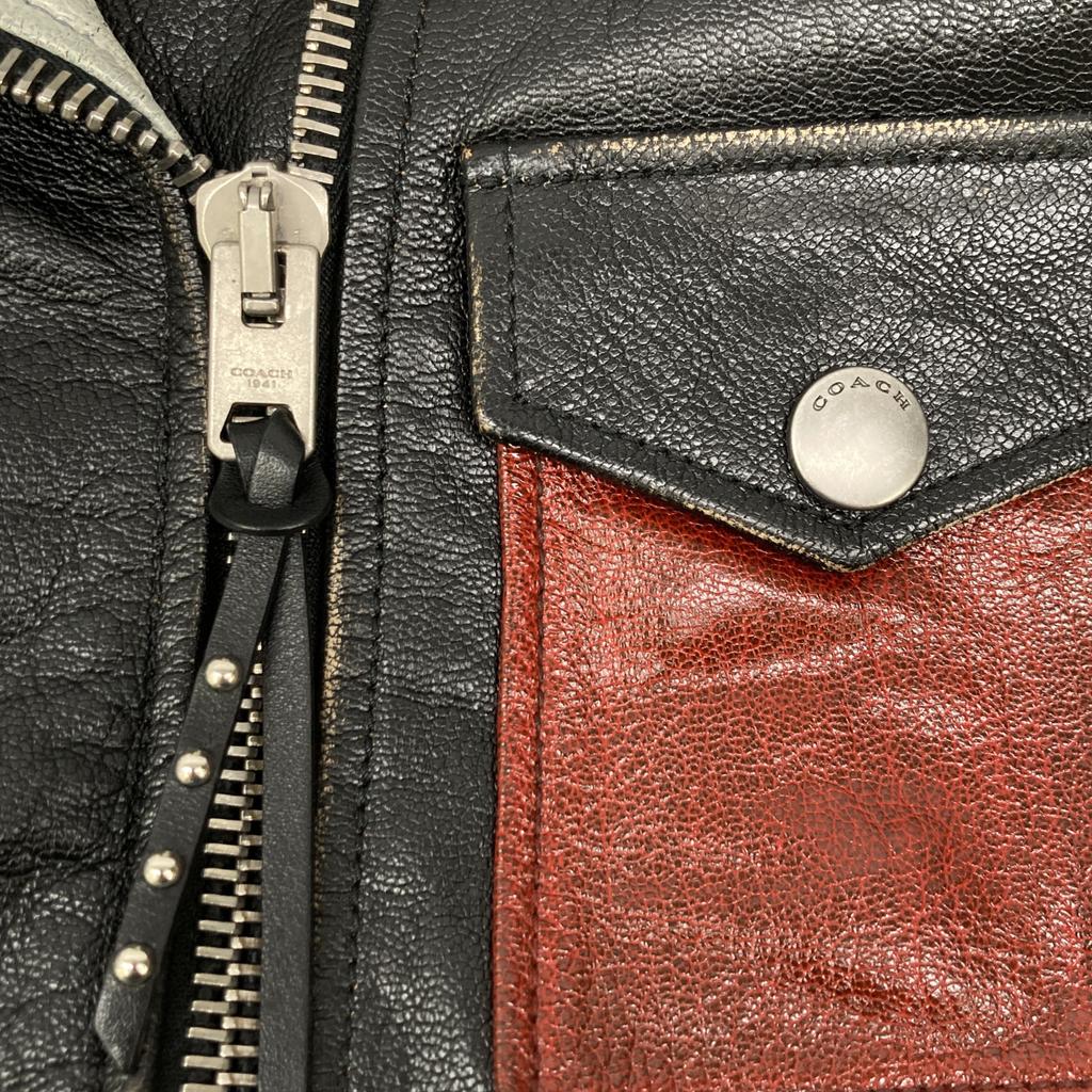 Coach × Disney Black 000 2015 Studded Double Rider Jacket Jacket 2 blackUsed