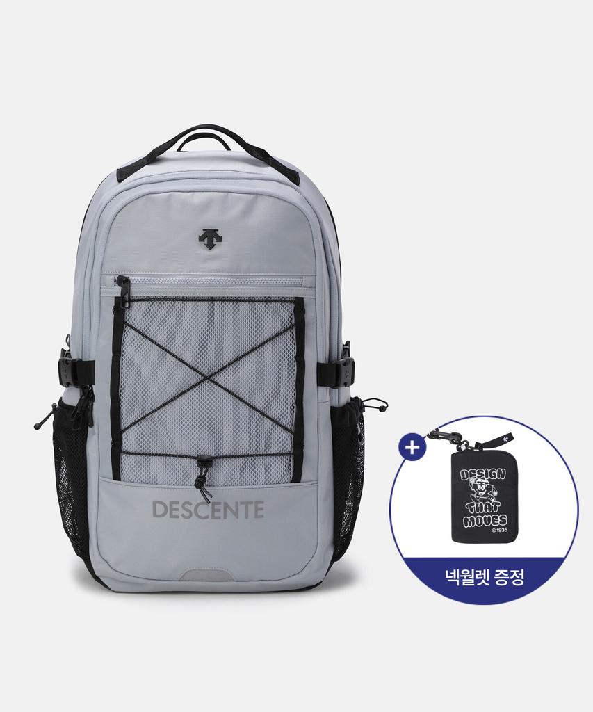 Descente Muevoup Backpack (26L With Shoe Bag) Gray Sr123Ubp13