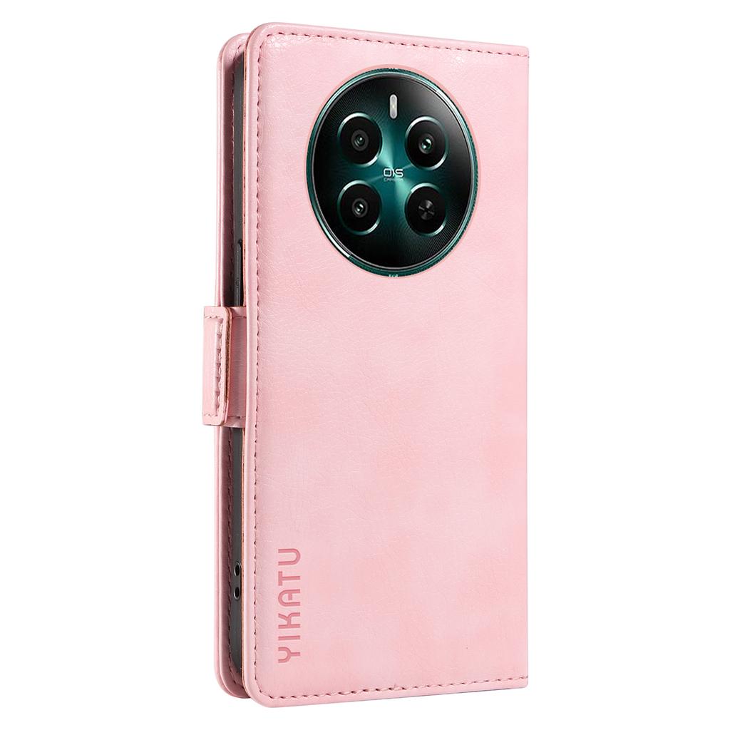 YIKATU YK-007 For Realme Narzo 70 5G/Narzo 70 Pro 5G/P1 5G/12 4G/12+ 5G Case Side Buckle PU Leather Phone Cover Litchi Texture