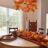 CQURE 10 Pack Fall Leaf Garland, Hanging Vines Garland Artificial Fall Maple LeavesThanksgiving Decor for Home Wedding Fireplace Party