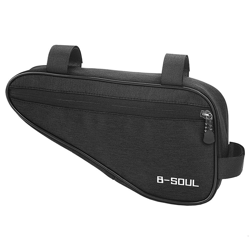 1.5L Capacity Bicycle Frame Bag Polyester Bike Top Tube Bag Bike Triangle Bag Outdoor Riding