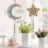 1 Set DIY Strass-Malerei-Anhänger-Set, komplettes Werkzeug-Zubehör, doppelseitige Perlen-Acryl-dekorative Anhänger für Anfänger, Kinder und Erwachsene