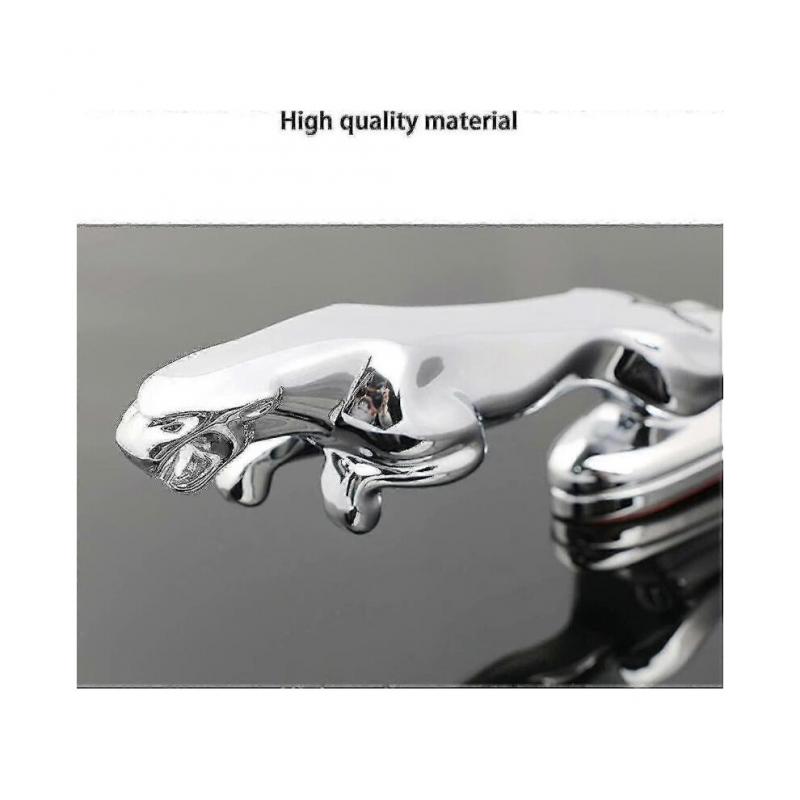 Für Jaguar 3D Emblem Auto Front Fahrzeug Motorhaube Ornament Autoabdeckung Chrom Adler Plakette Autozubehör