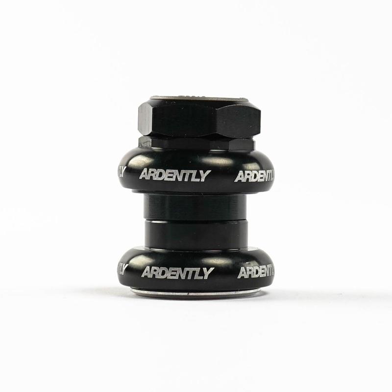 ARDENTLY 22.2mm Ultra Light Bicycle Bearing Headset Fixed Gear Road Bike Headset Aluminium Alloy Headset Cycling Parts 22.2mm black