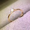 Ladies' Retro Minimalist Ring, Zircon Inlaid Temperament Accessory, Versatile Fashion Accessory For Daily Commuting