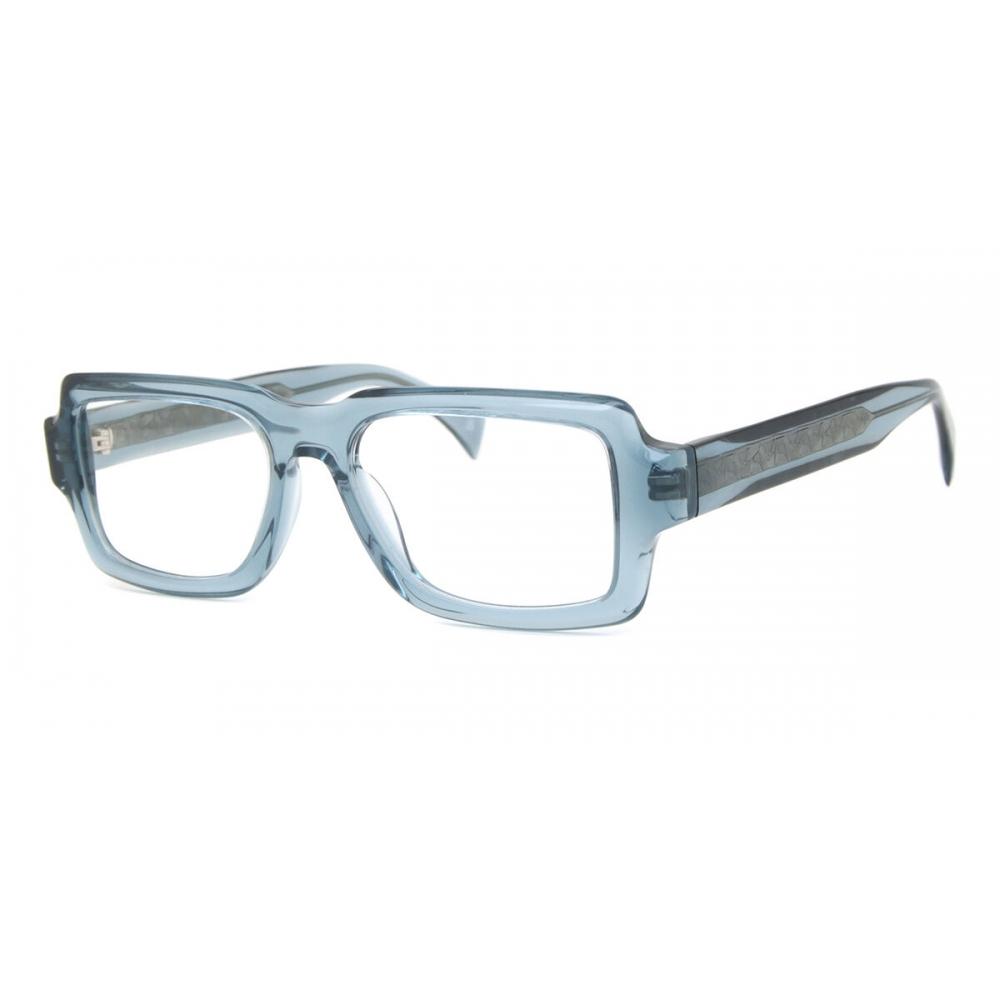 Full Rim Square Transparent Blue Smartbuy Collection Cito 105304 C2 Fashion Unisex Eyeglasses