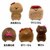 Obungu and Friends Chocolate Color Plush Mascot Perfect for Fan Activities 19cm - - Approx. (Cat)