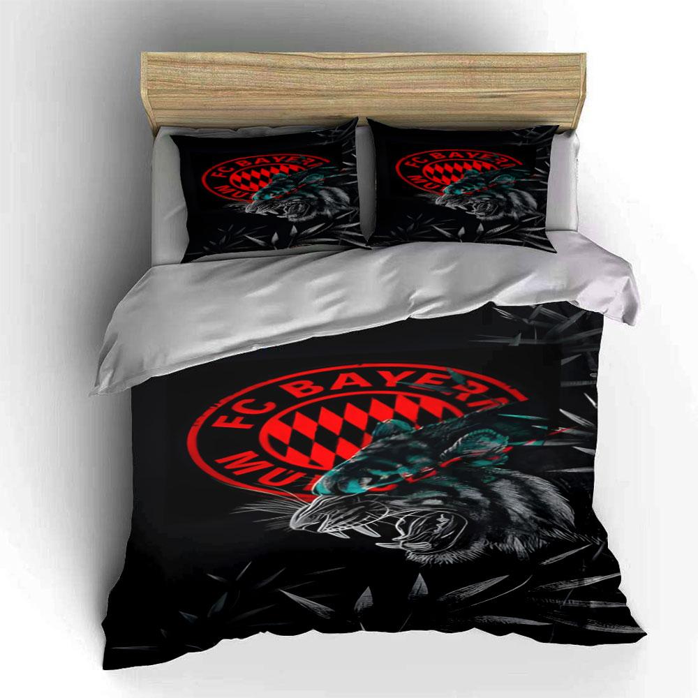 FC Bayern Munich Logo. Bedding Sets Duvet Cover Sets Duvet Covers Pillowcases(1 * Duvet Cover 2 * Pillowcases Without Duvet Insert)
