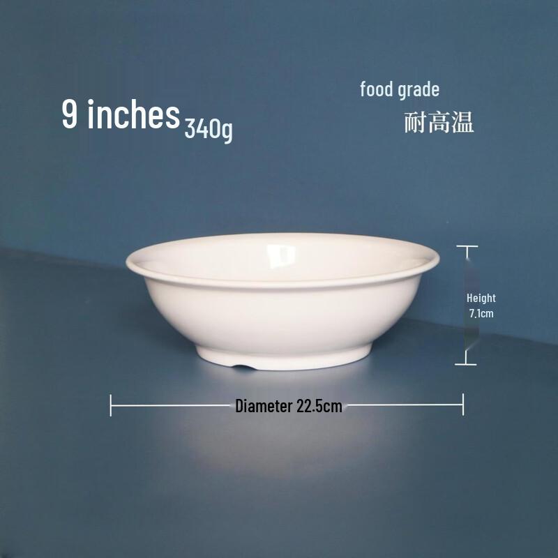 Deep Melamine Serving Bowl