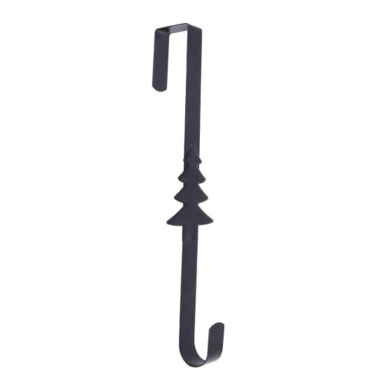 Christmas Wreath Hook Star Snowflake Christmas Tree Elements Metal Door Hanger Over The Door Hooks Hanger