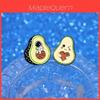 Adorabile Serie di Avocado Cartoni Animati Spilla Metallica a Forma di Cuore Gatto Carino Astronauta