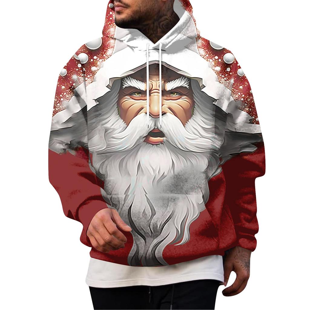 Men's Backprint Hoodie Fashion  Hooded Sweatshirt Winter Top Boys Hoodies Fashion