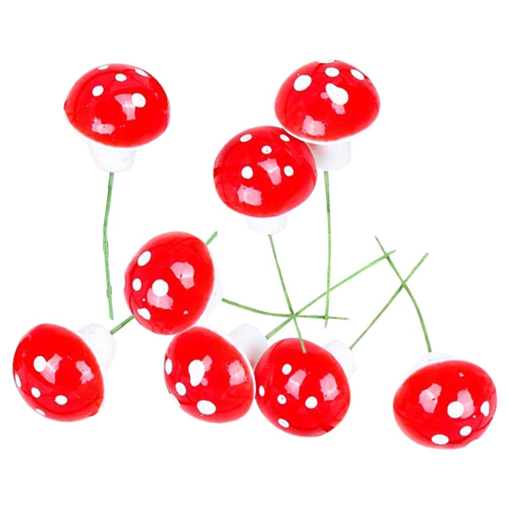 

DIY Garden Potted Bonsai Decor Props Craft Foam Plant Mini Artificial Mushroom Party Wedding Christmas Decoration