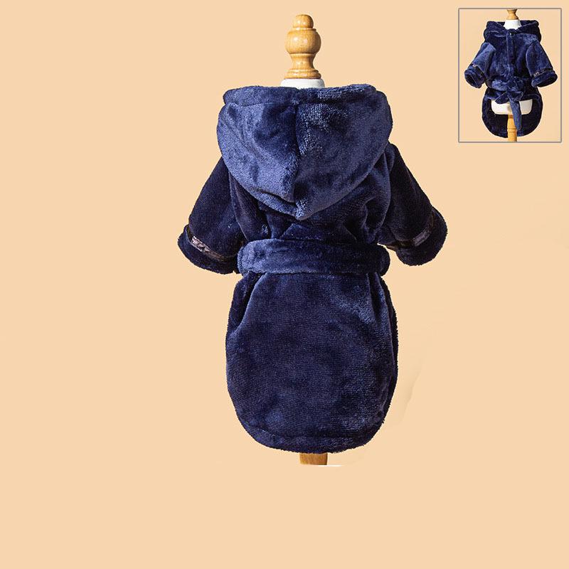 

Cross-Border Pet Bathrobe: Absorbent, Quick-Drying Towel for Dogs & Cats. Large темно-синий