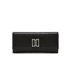 Daks Alexa Black Leather Premium Crystal Decoration Long Wallet Dcwa6f290bk