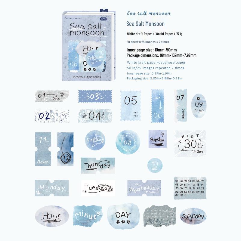 Retro Collage Journal: Sugar Poetry Double Sticker Pack