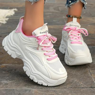 Modne Damskie Sneakersy Nowe Zwiększające Wysokość Casualowe Wygodne Sneakersy Modne Outdoorowe Designerskie Wulkanizowane Buty dla Kobiet Zapatos De Mujer