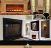 Decorative Flame Electric Fireplace Heater: Built-In Home Simulation