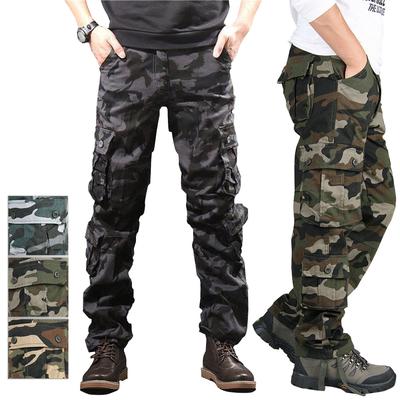 Men's Fashion New Outdoor Casual Pants Multi-pocket Overalls Trousers Large Size Men's Trousers
