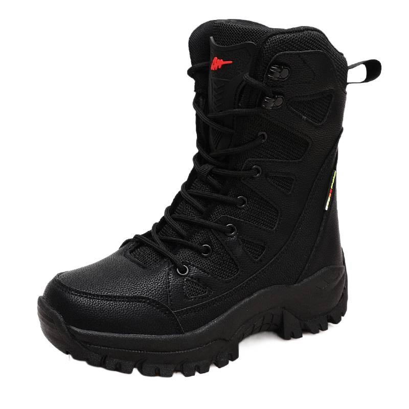 Men's and Women's Same High-top Snow Boots Outdoor Non-slip and Wear-resistant Off-road Sports Hiking Shoes Winter Warm Cotton Shoes