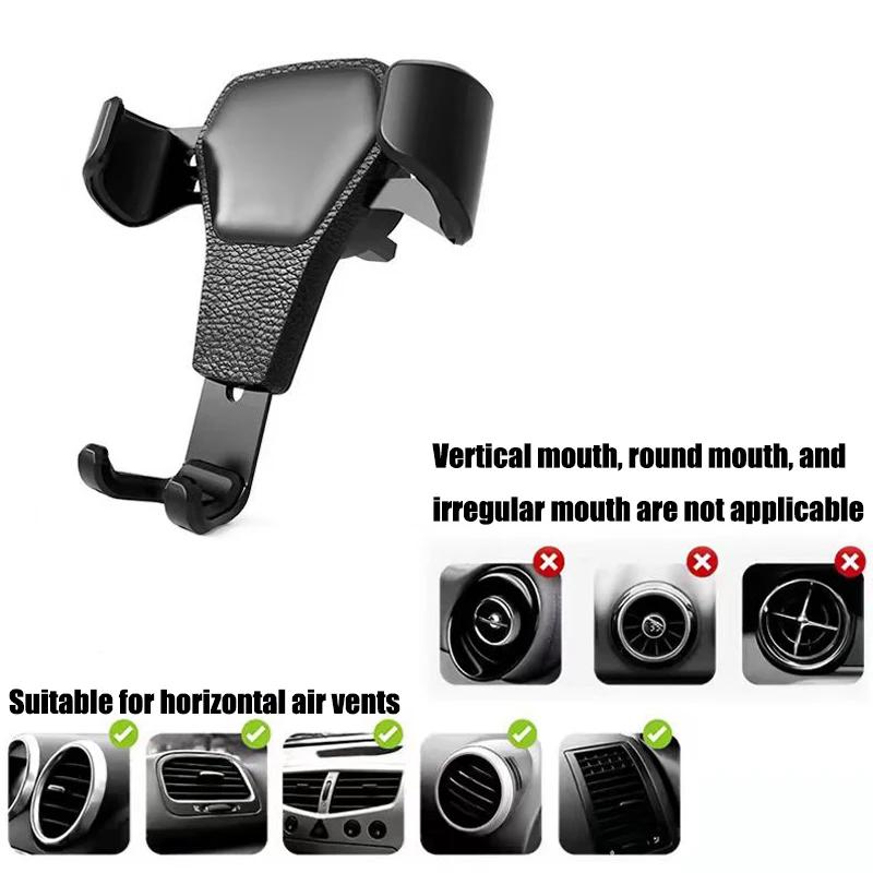Gravity Car Phone Holder GPS Stand Tools Air Outlet Clip For Ford S MAX Ranger Focus Fiesta Mondeo Kuga Mustang Escort KA Ranger ASW1