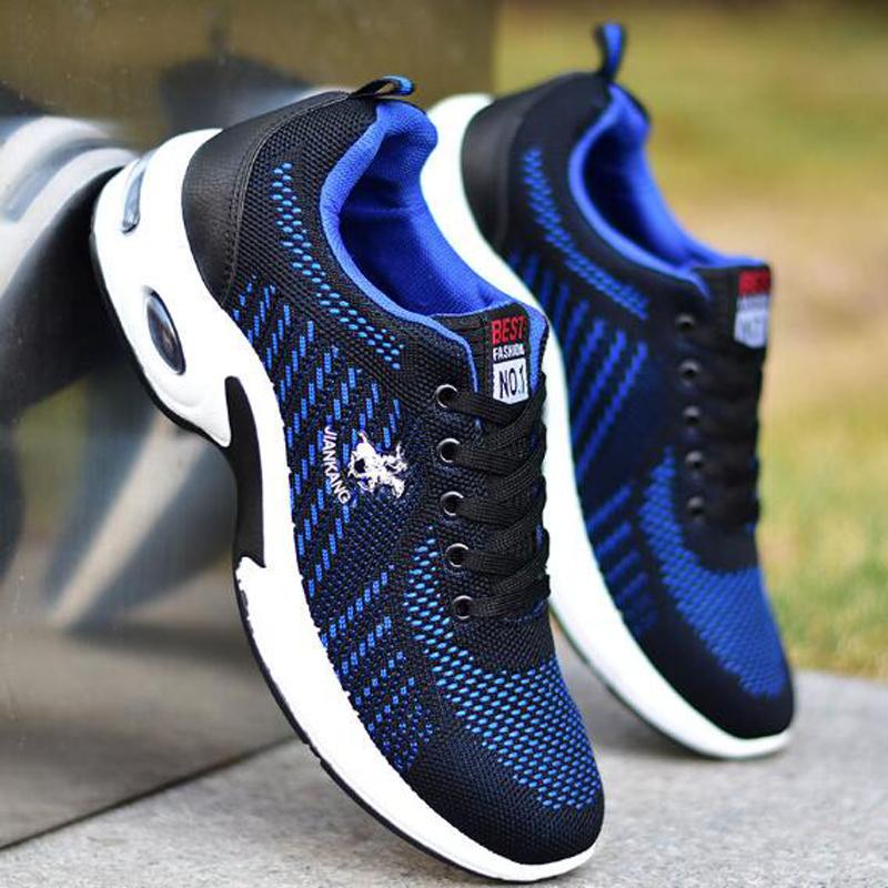 Spring autumn Flying Weaving Sneakers Men s Shoes Breathable Casual Shoes New Fashion Mesh Shoes Men s Running Shoes M870 38