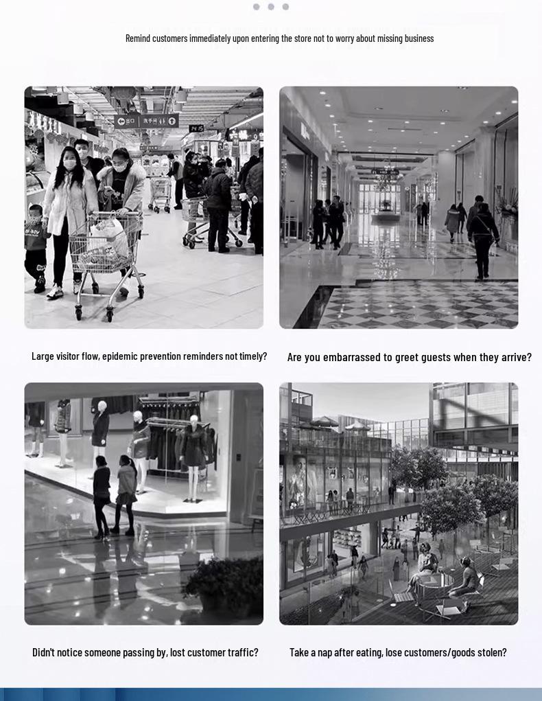 Welcome To the Sensor Entry Supermarket Door Chime & Greeter Alarm