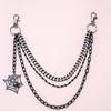 Punk Metal Pants Chain Hip Hop Waist Chain Spider Web Pendant Jeans Chain For Men Women Accessories Gifts